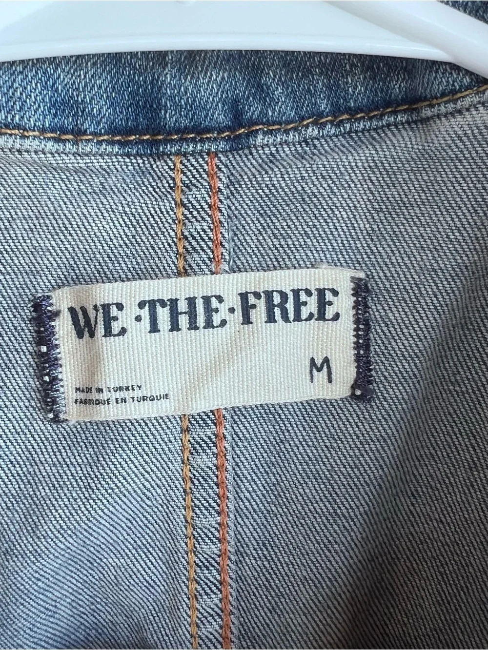 Free People We The Free Jayde Jumpsuit Size M Classic Boho Denim